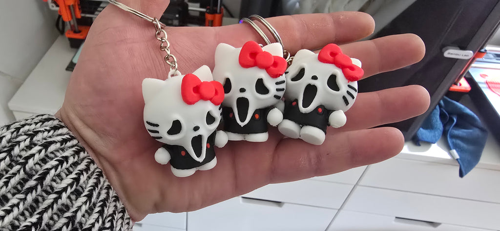 Hello Kitty x Scream Nøglering

 